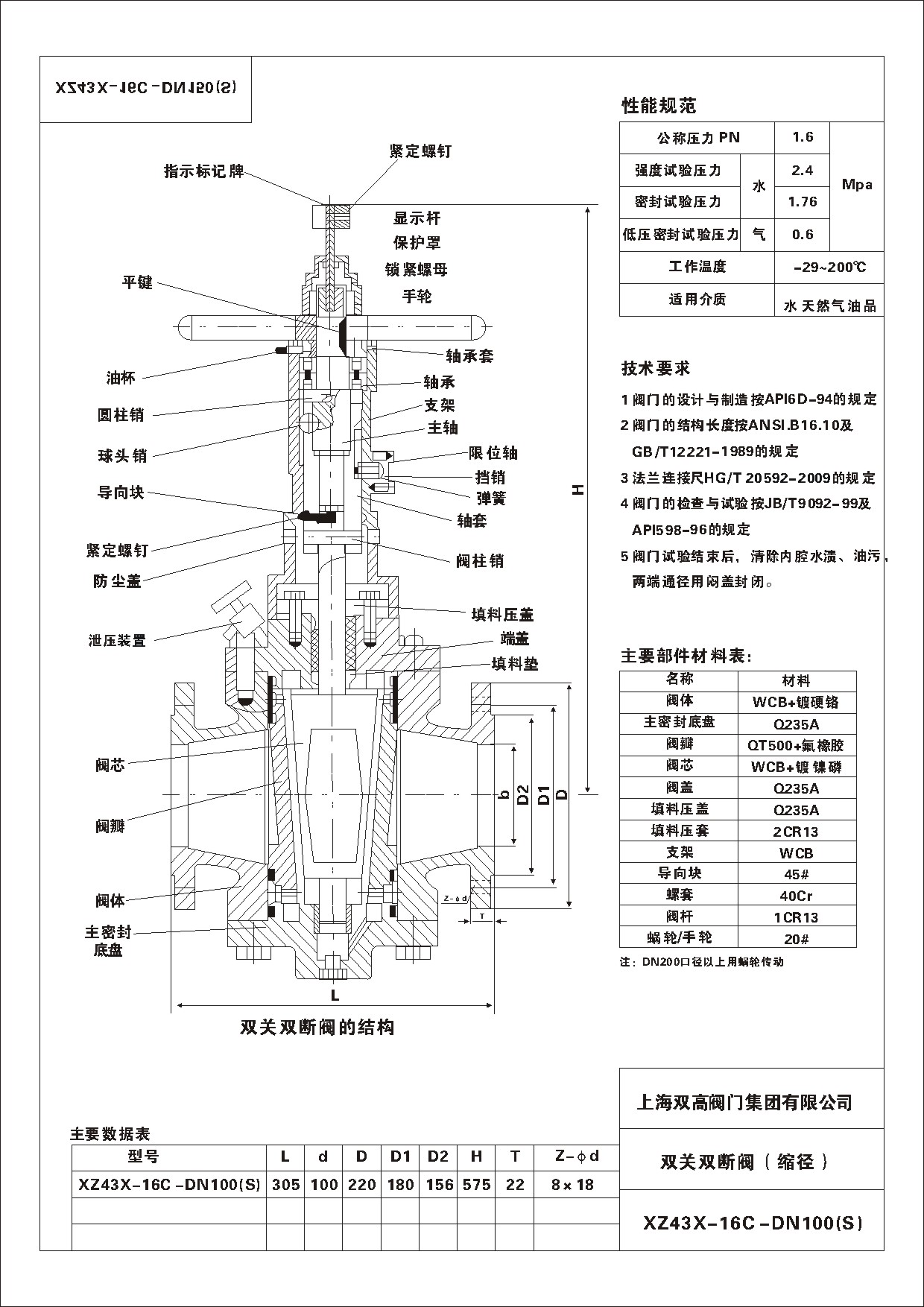 雙關(guān)雙斷閥 雙關(guān)雙斷閥